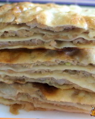 Китайские Лепешки со свининой Жоубин