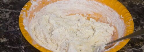 лангош лепешка. Шаг 5