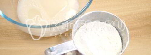 лепешка с чесночными стрелками сандра. Шаг 3