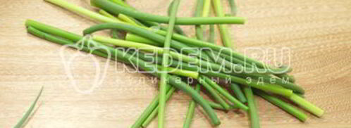 лепешка с чесночными стрелками сандра. Шаг 6