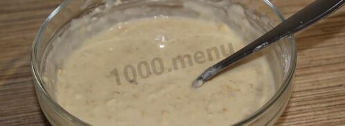 лепешки из овсяных хлопьев. Шаг 8