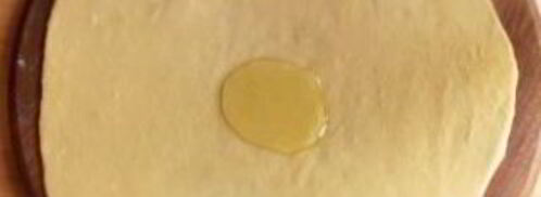 лепешки к шашлыку с зеленью и творогом. Шаг 4