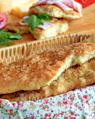 Лепешки на кефире в духовке