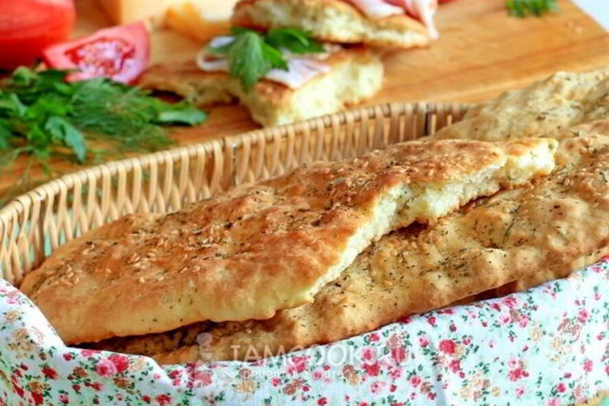 Рецепт лепешек на кефире в духовке