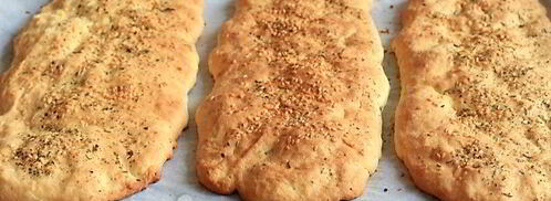 лепешки на кефире в духовке. Шаг 11