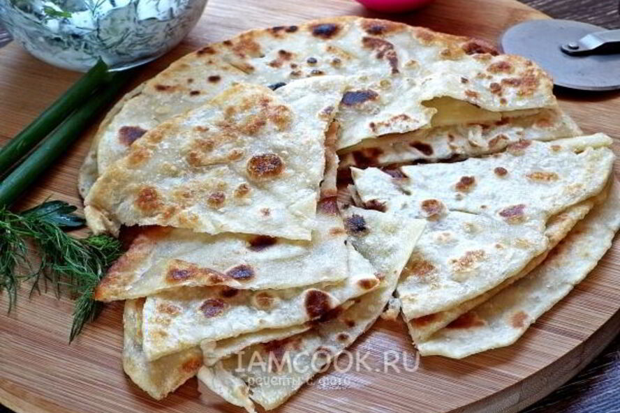 Рецепт лепешек на воде и муке на сковороде