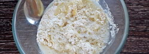 лепешки на воде и муке на сковороде. Шаг 7