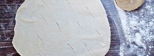 лепешки на воде и муке на сковороде. Шаг 10