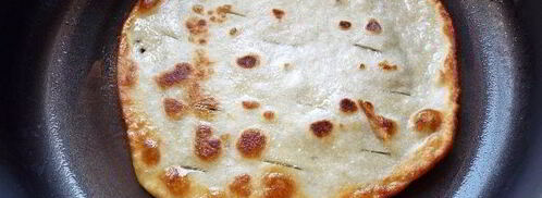 лепешки на воде и муке на сковороде. Шаг 11