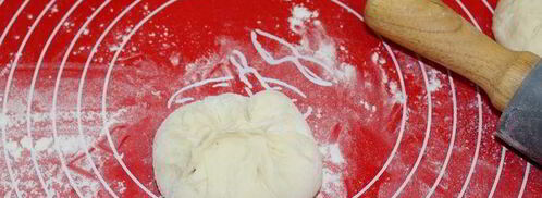 лепешки с черемшой и адыгейским сыром. Шаг 5