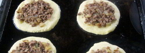 лепешки с мясом. Шаг 4