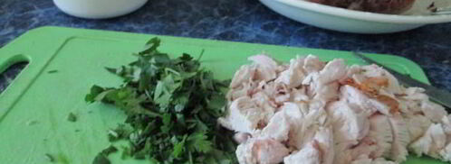 лепешки с начинкой. Шаг 2