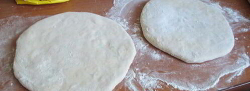 лепешки с начинкой. Шаг 9