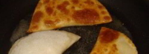 лепешки с сыром. Шаг 5