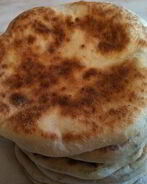 Лепешки с творожно-сырной начинкой