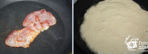 липпетские блинные лепешки с беконом. Шаг 3