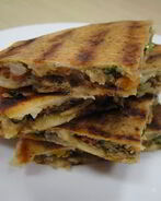 Пита с начинкой из овощей