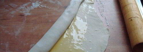 слоеные лепешки. Шаг 3