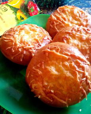 Сырно-майонезные лепешки