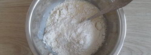 сырные лепешки на молоке на сковороде. Шаг 7