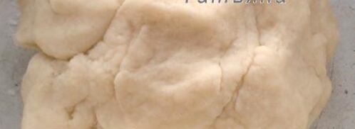 заварные лепешки с сыром и зеленью. Шаг 3