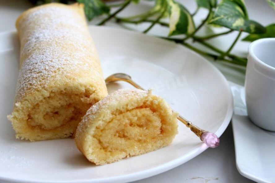 Рецепт лимонного рулета