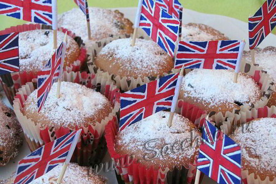 Рецепт черничных маффинов