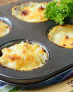 Гратен из картофеля в стиле маффинов