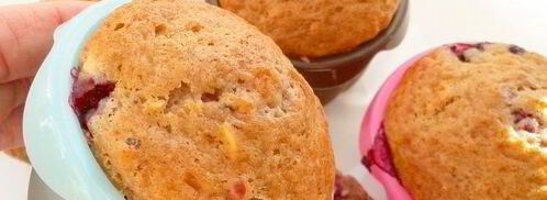 йогуртовые маффины с черной смородиной. Шаг 5