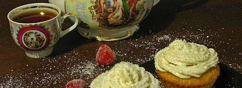 клубнично-кокосовые маффины со сливочным кремом. Шаг 8