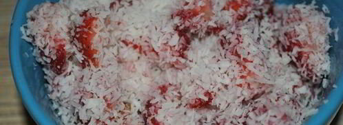 клубнично-кокосовые маффины. Шаг 2