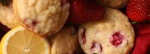 клубнично-лимонные маффины с рикоттой. Шаг 4