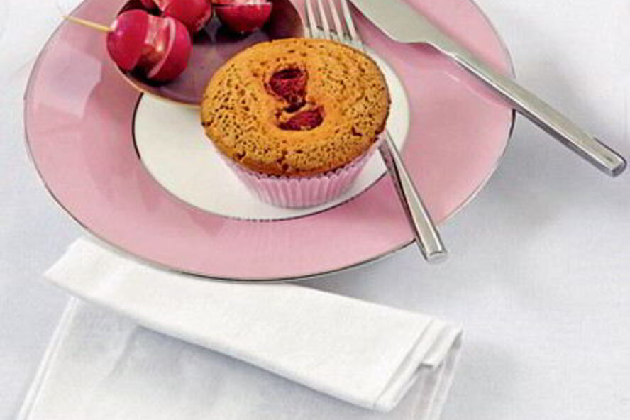 Рецепт клубничных маффинов