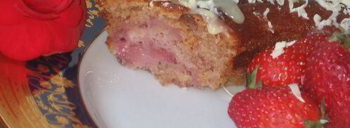 маффины из белого шоколада и клубники. Шаг 9