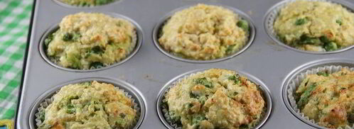 маффины из киноа с овощами и фетой. Шаг 8