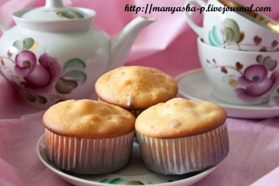 Рецепт маффинов на основе натурального йогурта