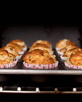 Маффины с бананами