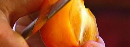 маффины с хурмой и клубникой. Шаг 6