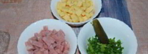 маффины с колбасой и сыром. Шаг 2