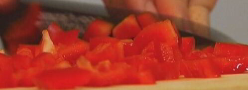 маффины с кукурузой и красным перцем. Шаг 4