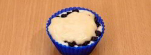 маффины с маскарпоне и ягодами. Шаг 12