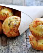 Маффины с ветчиной и сыром