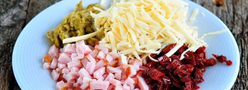 маффины с ветчиной и сыром. Шаг 3