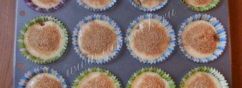 маффины со сливами и корицей. Шаг 8