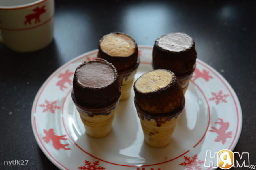 Рецепт маффинов в вафле