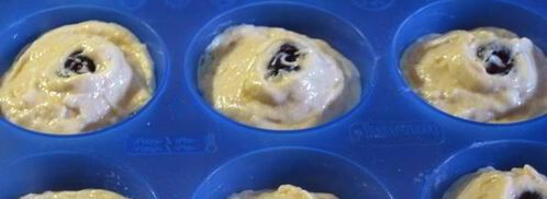 маффины ягодный сюрприз. Шаг 7