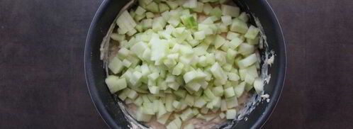 овсяные маффины с яблоками. Шаг 3