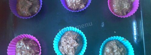 шоколадные маффины с кокосом. Шаг 7