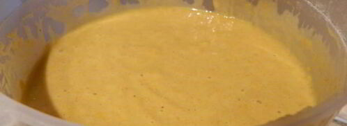 тыквенные маффины с нутеллой и сыром. Шаг 4