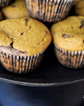 Тыквенные маффины с Нутеллой